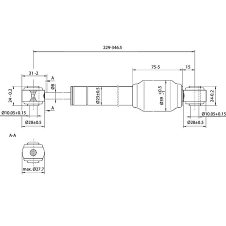 Amortisseur STABILUS CA000213