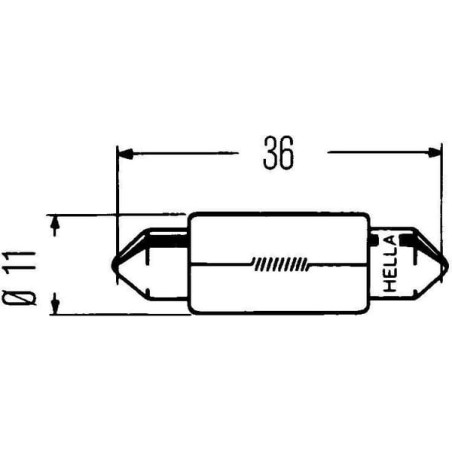 Ampoule HELLA 8GM002092121