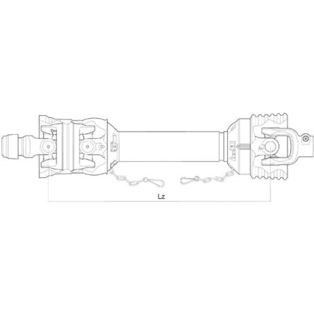 Arbre de transmission WEASLER WWCVAB61210
