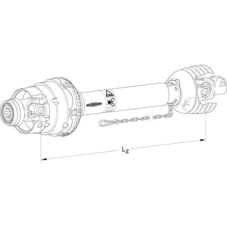 Arbre de transmission WALTERSCHEID PWE580134201346