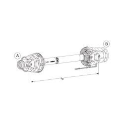 Arbre de transmission WALTERSCHEID 1113407
