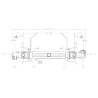Arbre de transmission BONDIOLI/6PAVESI CS1N086CE007007