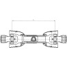 Arbre de transmission COMER T400610CE112B02