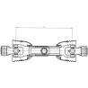 Arbre de transmission COMER T400710CE112RF2