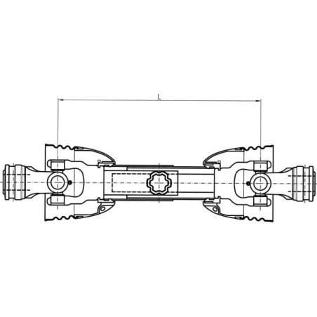 Arbre de transmission COMER T801110ENC12B02