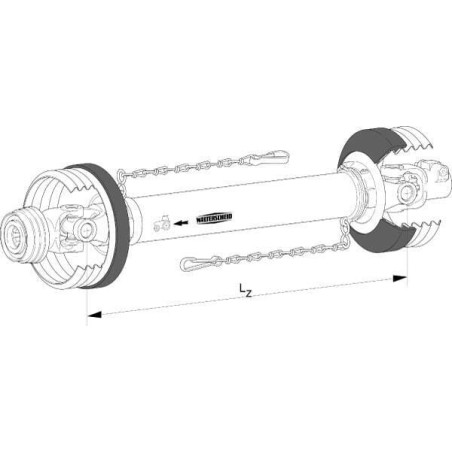 Arbre de transmission WALTERSCHEID W25001560