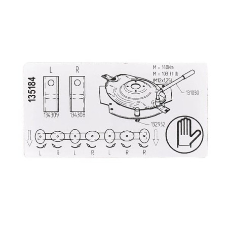 Autocollant FELLA 135184