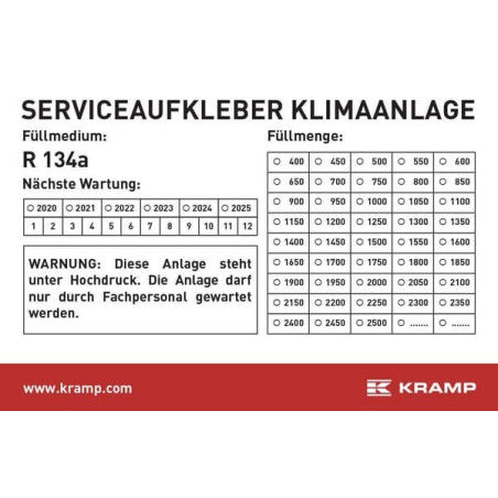 Autocollant UNIVERSEL KL070900