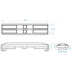 Axe de patin 450 mm VEMATRACK UP3742109