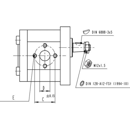 Pompe hydraulique BOSCH REXROTH 0510325308