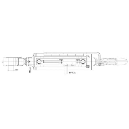 Barre de poussée hydraulique CBM 3PHGCA7VS