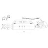 Barre de poussée hydraulique CBM 3PHGCA240332