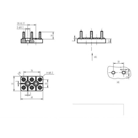 Barrette de connexion UNIVERSEL EM910027WAKR