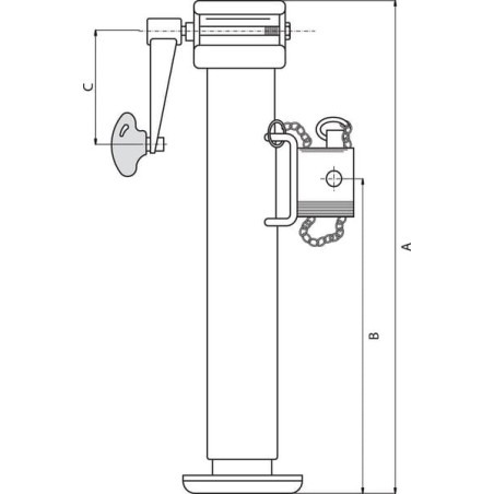 Béquille SIMOL STRLT2103