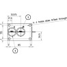 Bloc de retour DANFOSS KRVB002