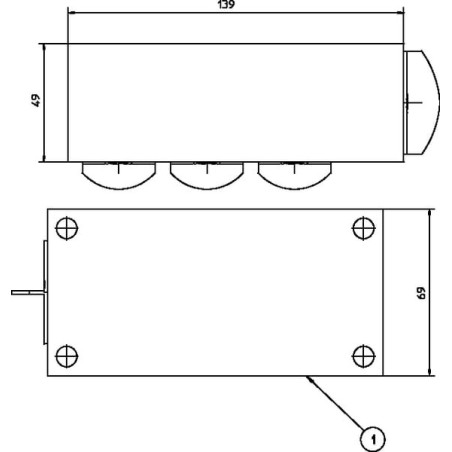 Bloc de retour DANFOSS KRVB003