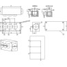 Bloc de retour DANFOSS KRVB003