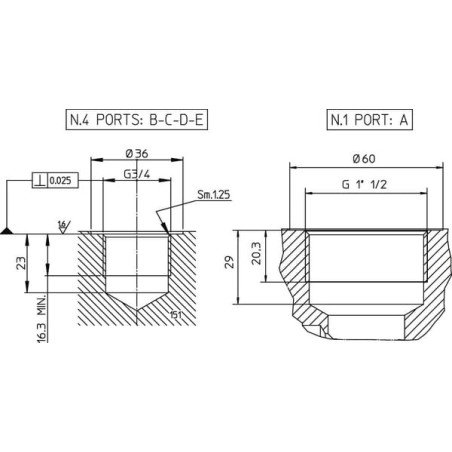 Bloc de retour DANFOSS KRVB004