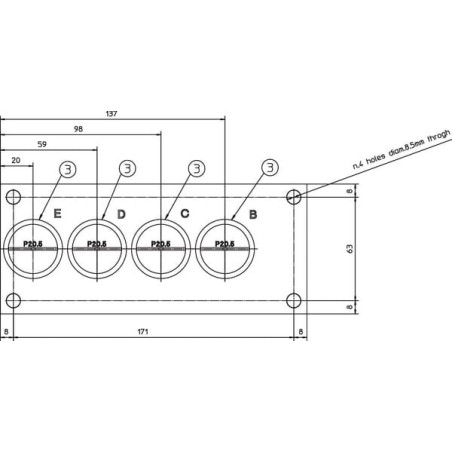 Bloc de retour DANFOSS KRVB004
