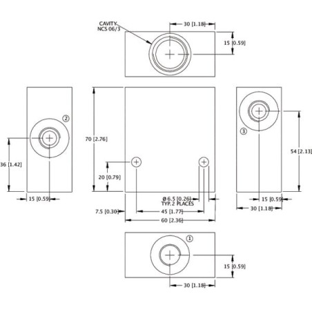 Boîtier en aluminium DANFOSS CP9063A06ANCS