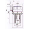 Bouchon de remplissage MP-FILTRI TA80FL10B00C80