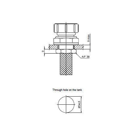 Bouchon de remplissage d'huile MP-FILTRI TC50