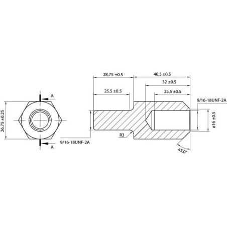 Boulon de roue UNIVERSEL 818017M1N