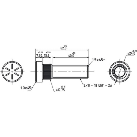 Boulon de roue UNIVERSEL 404341R3N