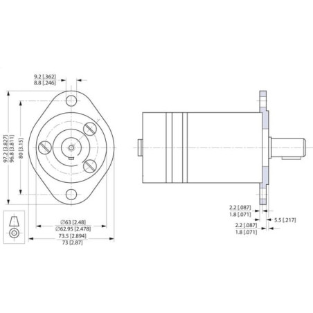 Bride DANFOSS OMM9015FL