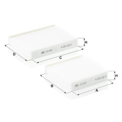 Filtre de cabine MANN-FILTER CU210002