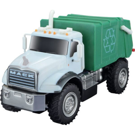 Camion à ordures Mack Granite RC blanc-vert MAISTO MA82182