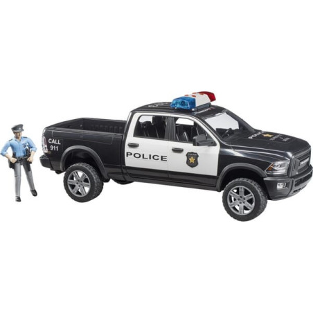 Camion de police RAM 2500 avec policier BRUDER U02505