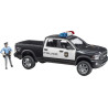 Camion de police RAM 2500 avec policier BRUDER U02505