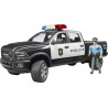 Camion de police RAM 2500 avec policier BRUDER U02505