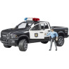 Camion de police RAM 2500 avec policier BRUDER U02505