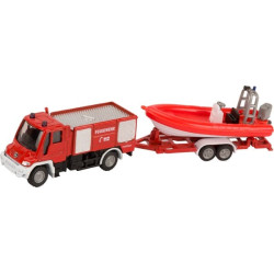 Camion pompiers et bateau SIKU S01636