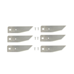 Kit de 6 lames robot-tondeuse et vis ALKO 119546