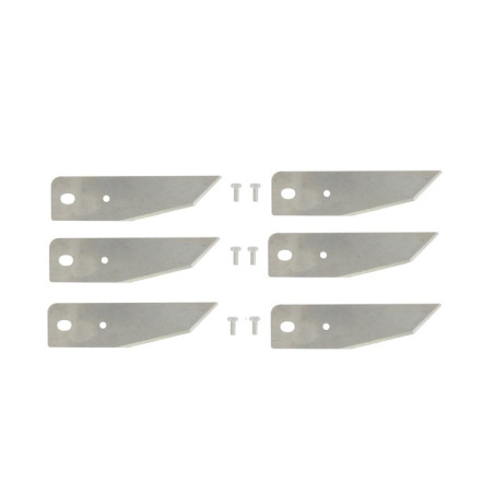 Kit de 6 lames robot-tondeuse et vis ALKO 119546