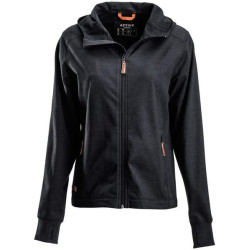 Cardigan en polaire avec capuche anthracite taille 2XL UNIVERSEL KW5011301811060