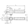 Rotule filetée CBM TFS01DX