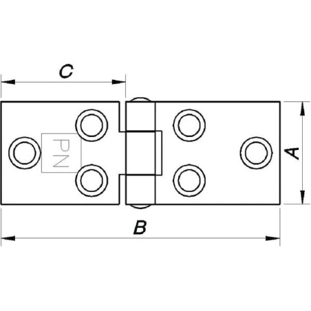 Charnière UNIVERSEL 0960173102301