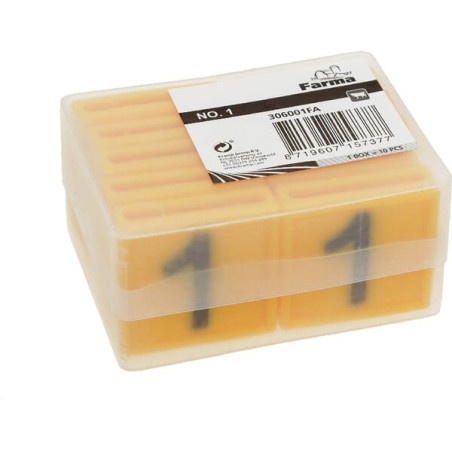 Chiffre pour plaquette numérotée FARMA 306001FA