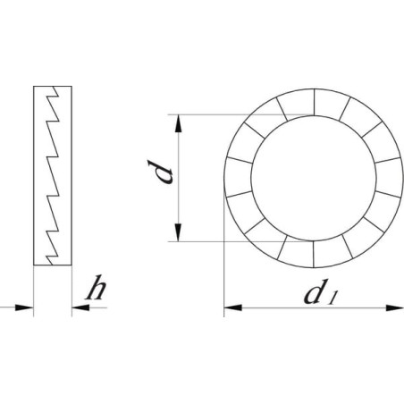 Circlip LOCK NL10P001