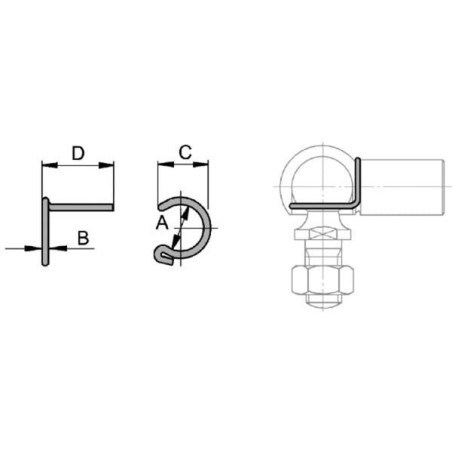 Circlip UNIVERSEL CA7180510
