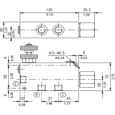 Clapet WALVOIL VPR3EP10001ST