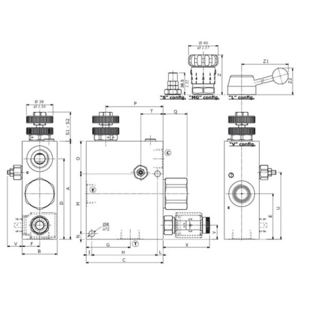 Clapet WALVOIL VPR3ET10004ST