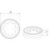 Clip UNIVERSEL BH4733