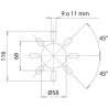 Coiffe BONDIOLI/6PAVESI 219000H11CE