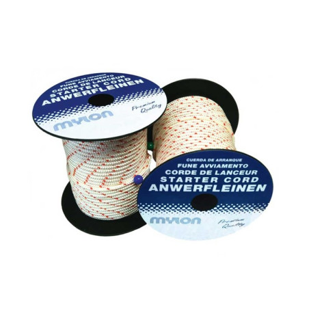 Rouleau de corde lanceur - Diamètre 5,5 mm - Longueur 100 m - MYLON