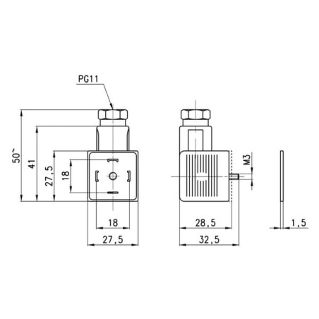 Connecteur CAMOZZI 124800CAM